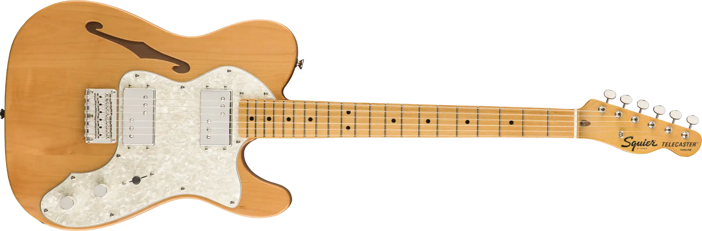 Squier Classic Vibe '70s Telecaster® Thinline, Maple Fingerboard, Natural